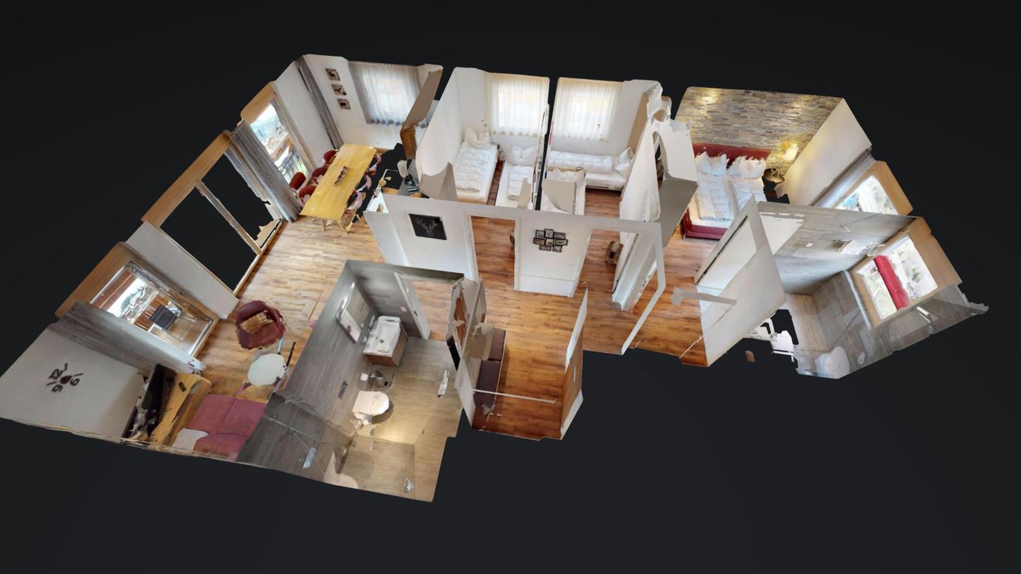 Panorama Apartment Blatten bei Naters Ruang foto