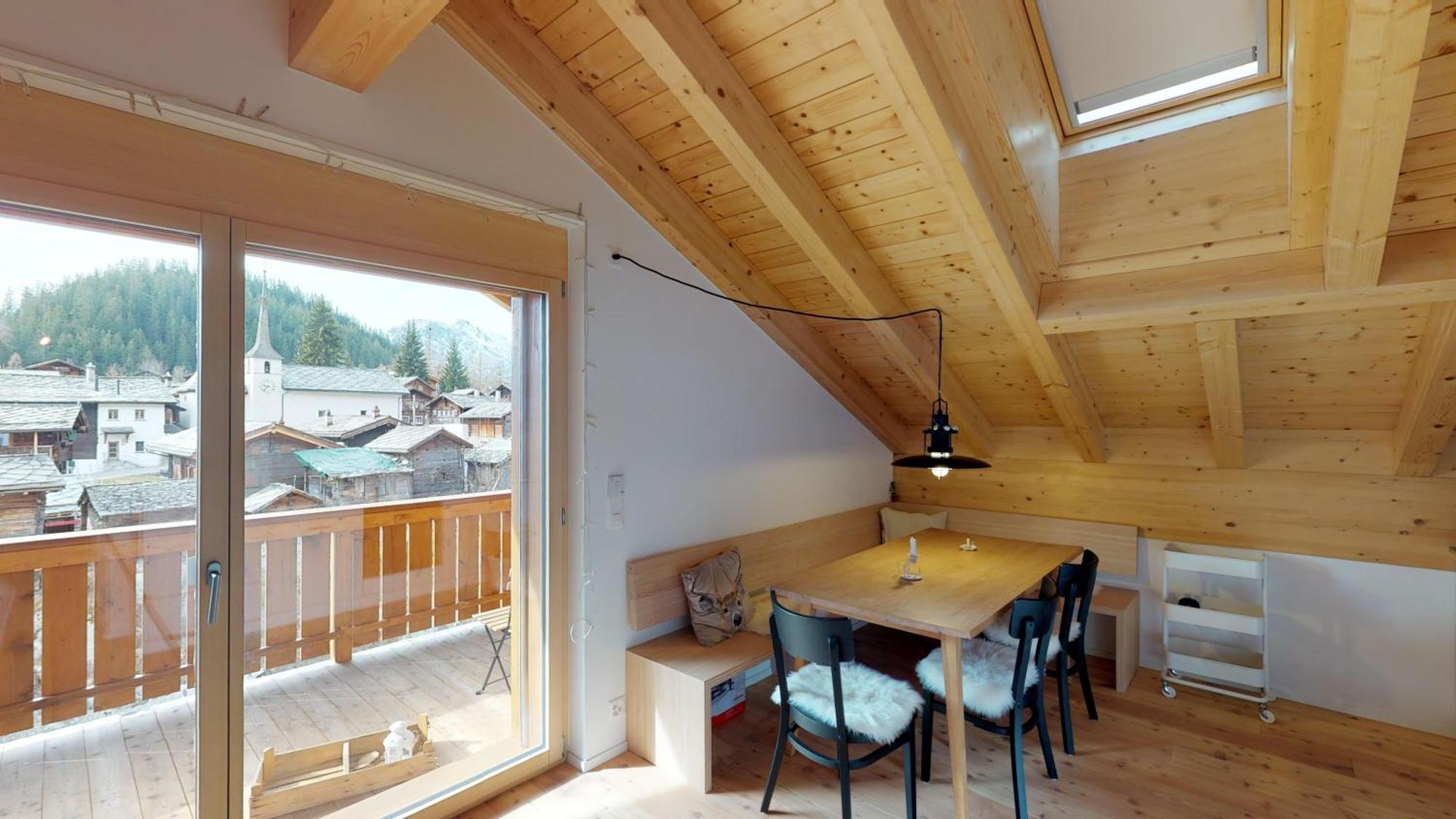 Panorama Apartment Blatten bei Naters Ruang foto