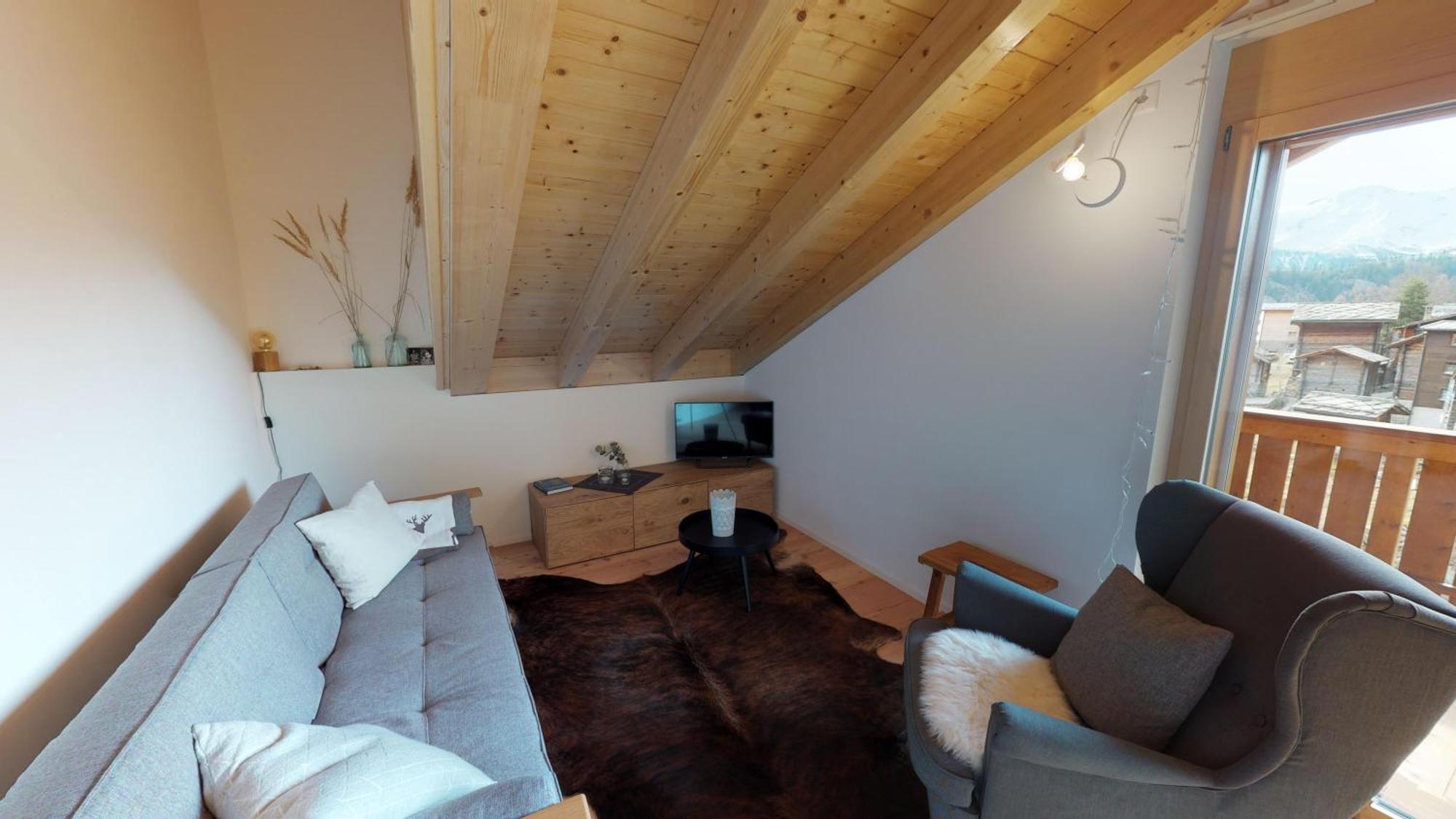 Panorama Apartment Blatten bei Naters Ruang foto