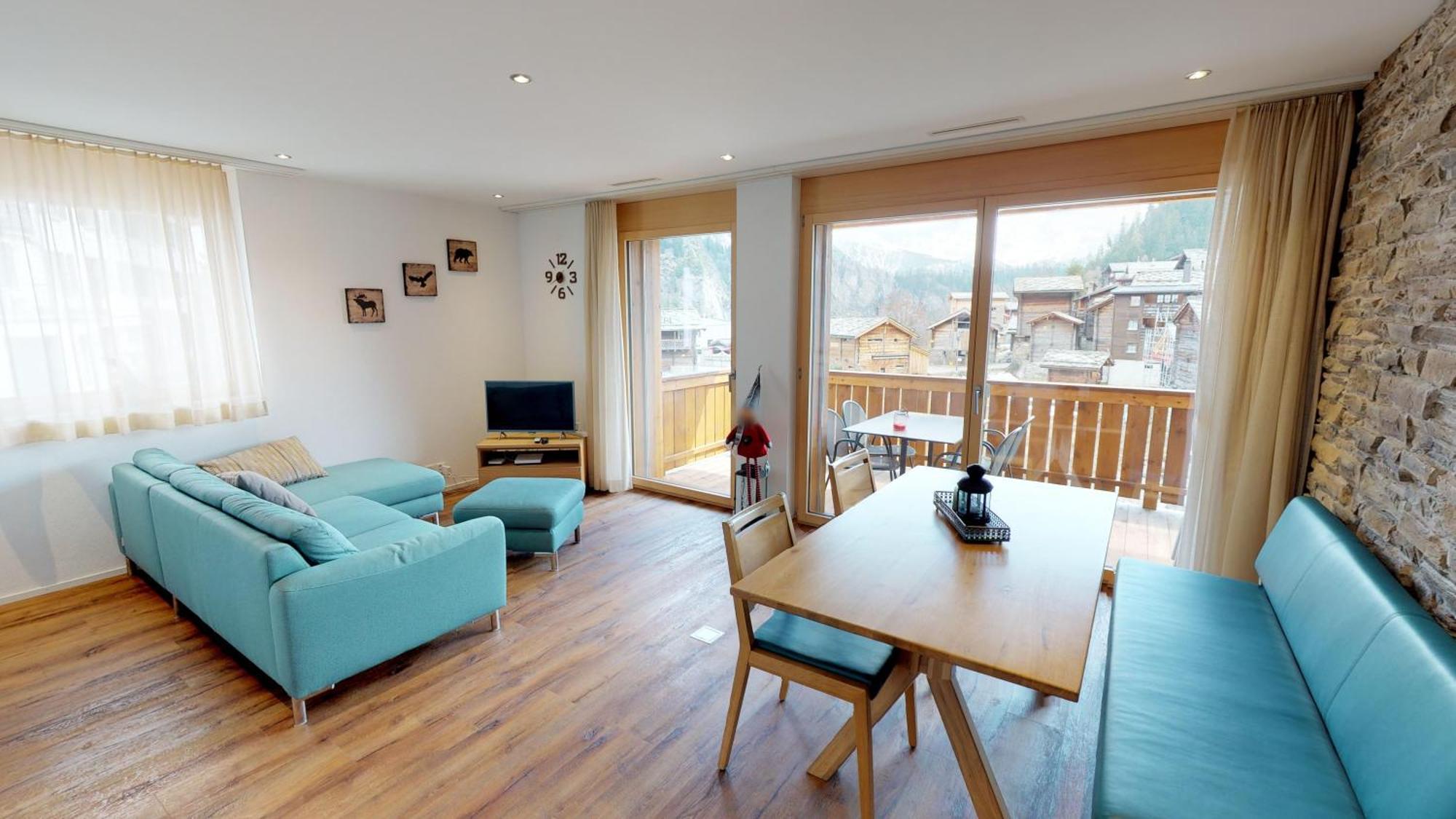 Panorama Apartment Blatten bei Naters Ruang foto