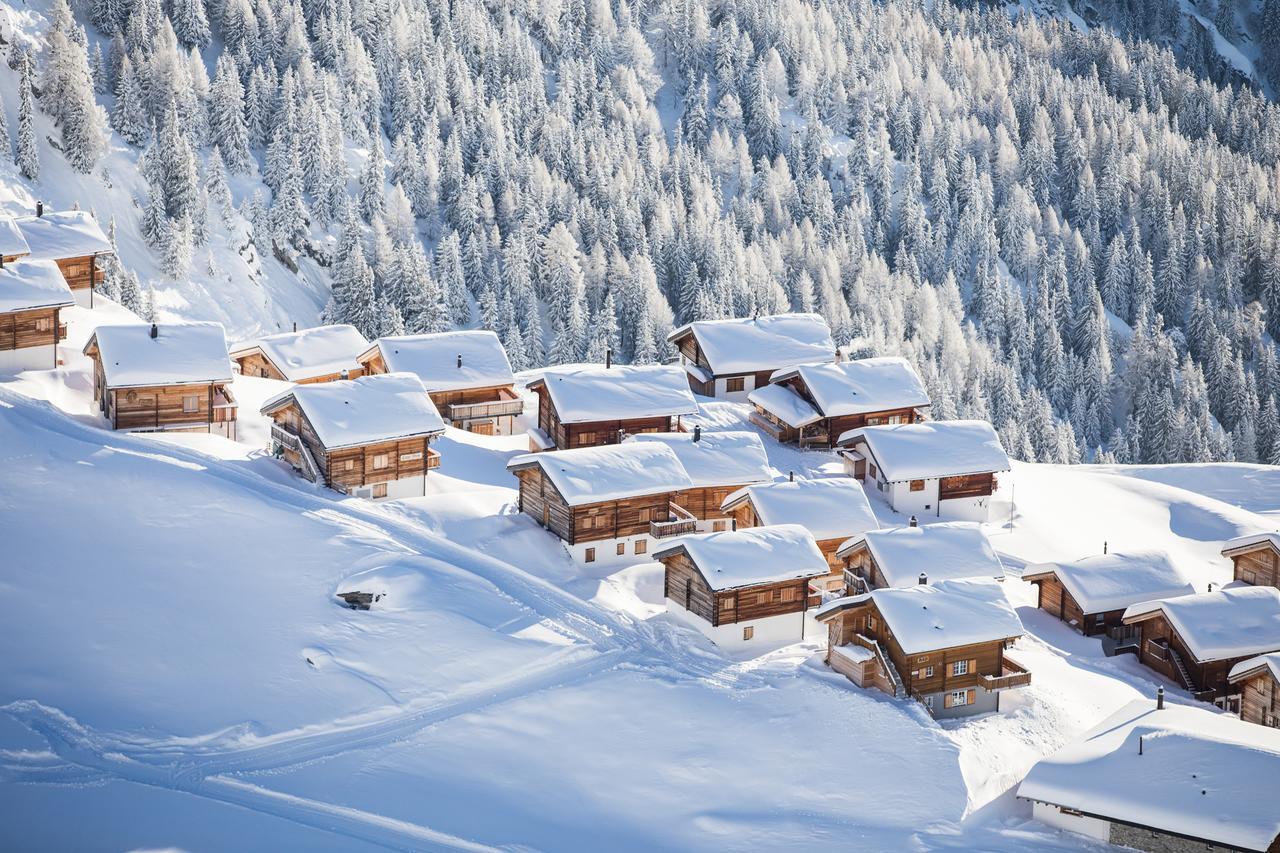 Panorama Apartment Blatten bei Naters Bagian luar foto